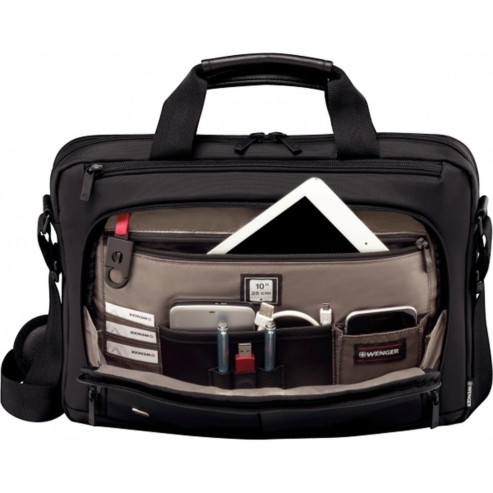 Torba na laptopa Wenger Source 16" - profesjonalna ochrona sprzętu - Torby i plecaki na laptopy z nadrukiem logo | VEBI - zdjęcie 3