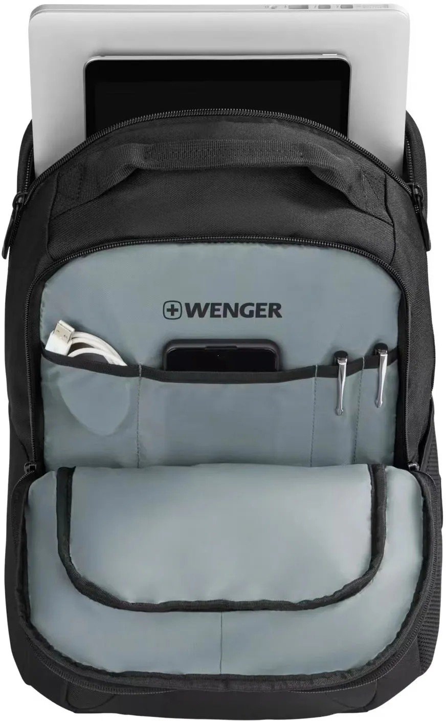 Plecak na laptopa 16" Wenger – miejski towarzysz biznesu - Plecaki z nadrukiem logo | VEBI - zdjęcie 5