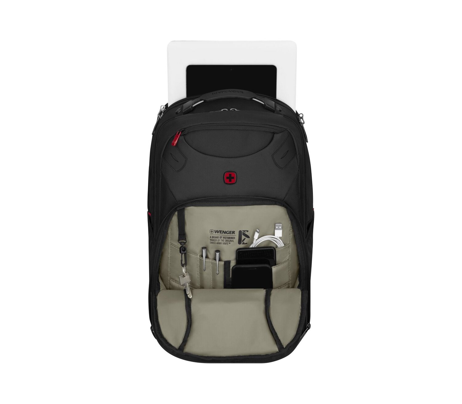 Plecak biznesowy Wenger Cosmic 17\" z technologią Triple Protect - Plecaki z nadrukiem logo | VEBI - zdjęcie 7