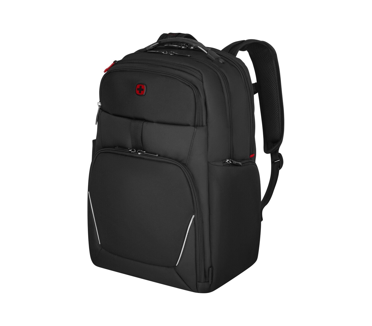 Plecak biznesowy Wenger Meteor na laptop 17\" - ekologiczny - Plecaki z nadrukiem logo | VEBI - zdjęcie 3