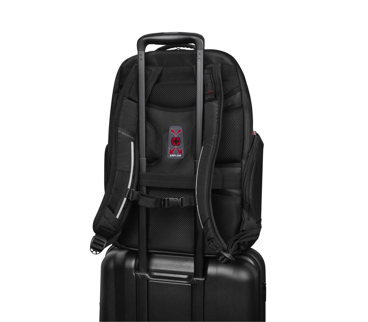 Plecak biznesowy Wenger Meteor na laptop 17\" - ekologiczny - Plecaki z nadrukiem logo | VEBI - zdjęcie 10